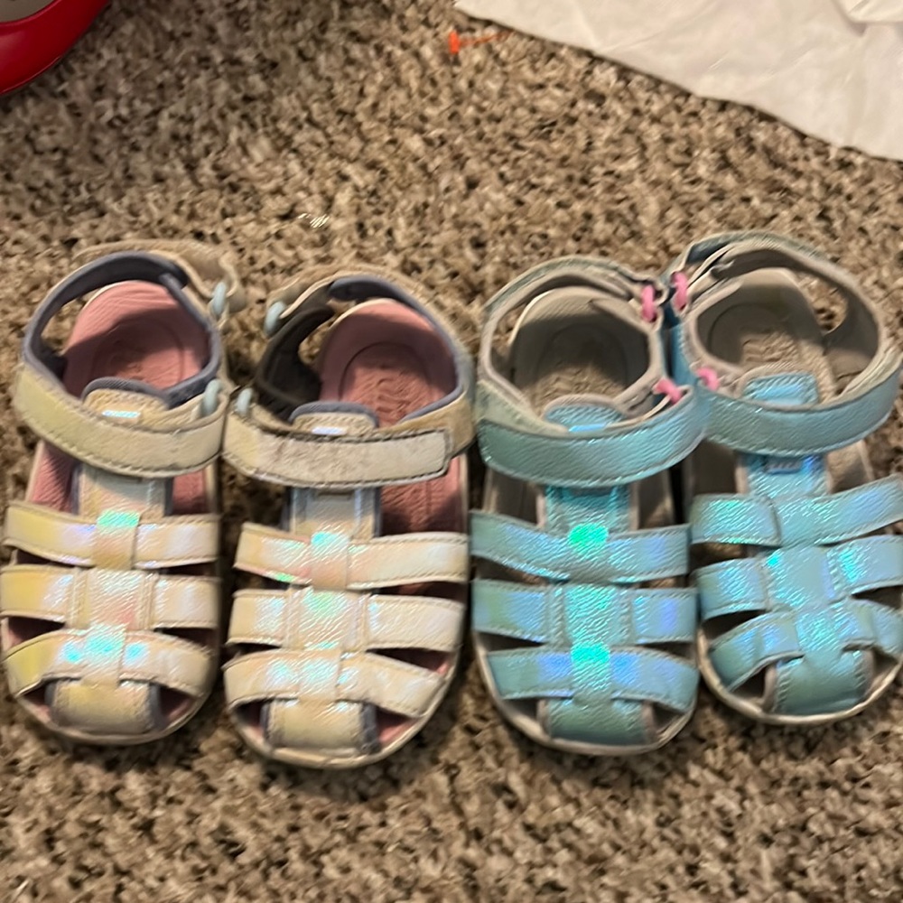 2 pair see Kai sandals. Size 8